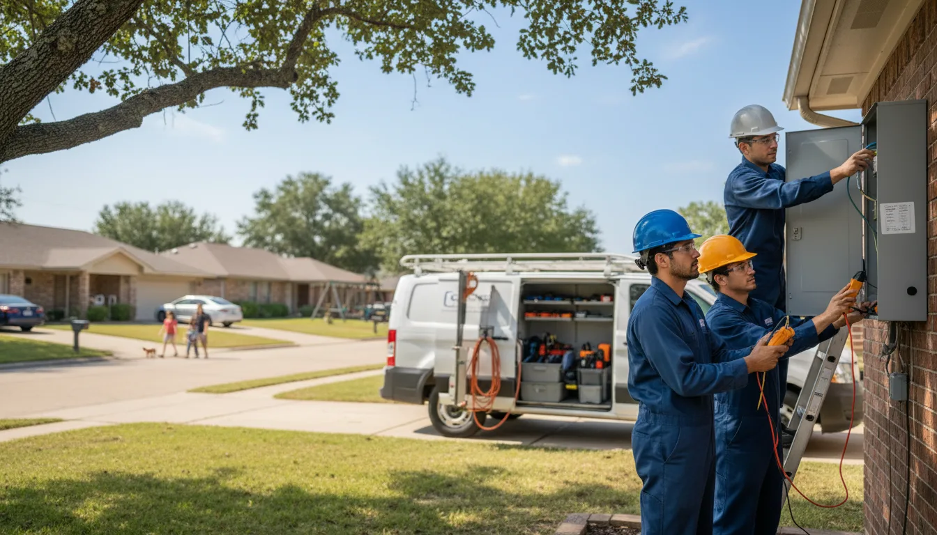 Certified electrician providing emergency electrical services in Morrisonville, IL